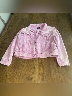 Vici Pink Denim Jacket